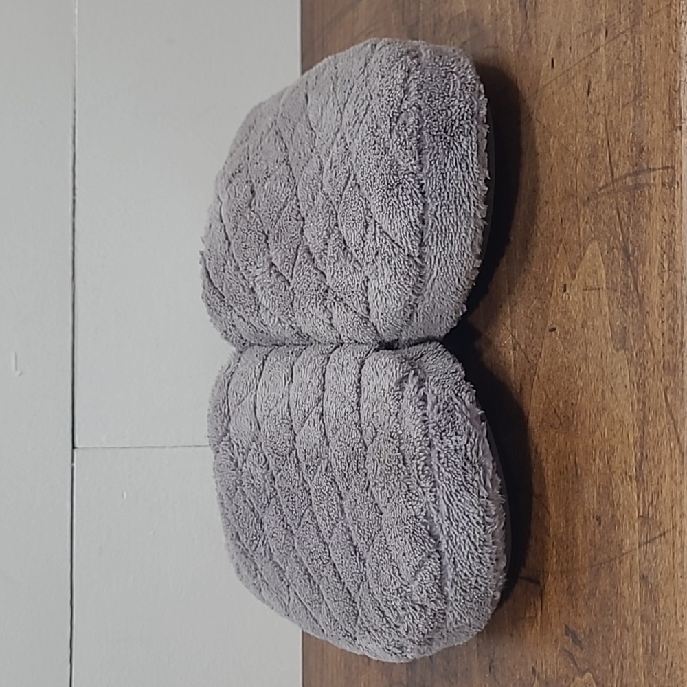 EUC Acorn Classic Spa Grey Quilted Slip On Clog Slipper Women's sz 6.5-7.5 - Picture 5 of 10
